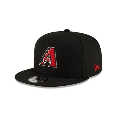 Black Arizona Diamondbacks Hat - New Era MLB Basic 9FIFTY Snapback Caps USA0985421